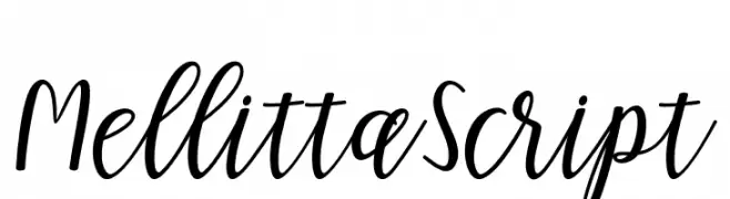 MellittaScript  Free Fonts Download