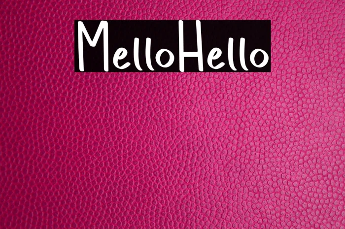 Mello Hello Example 1