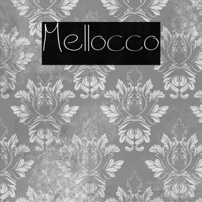 Mellocco Font examples