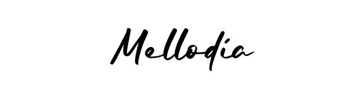 Mellodia  Frei Schriftart Herunterladen