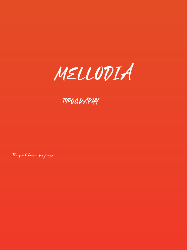 Mellodia Poster