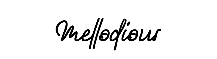 Mellodious  フリーフォントのダウンロード