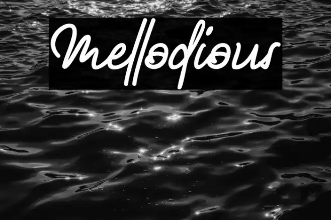 Mellodious Font examples