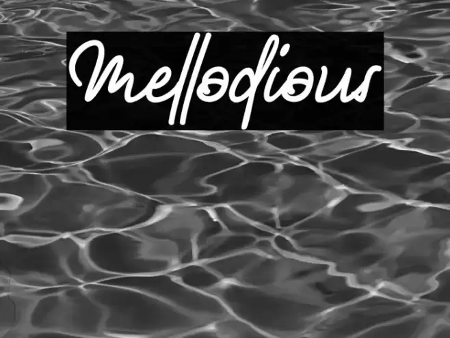 Mellodious Font examples