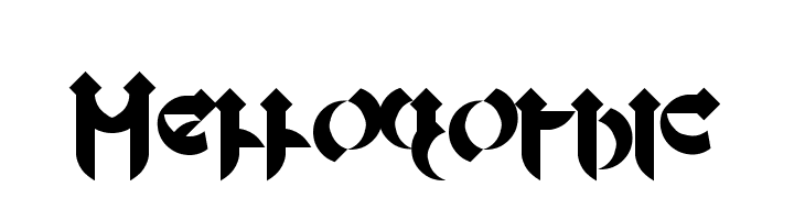Mellogothic  Frei Schriftart Herunterladen