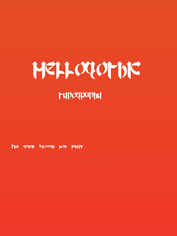 Mellogothic Poster