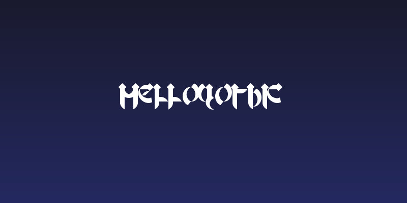 Mellogothic Social Header