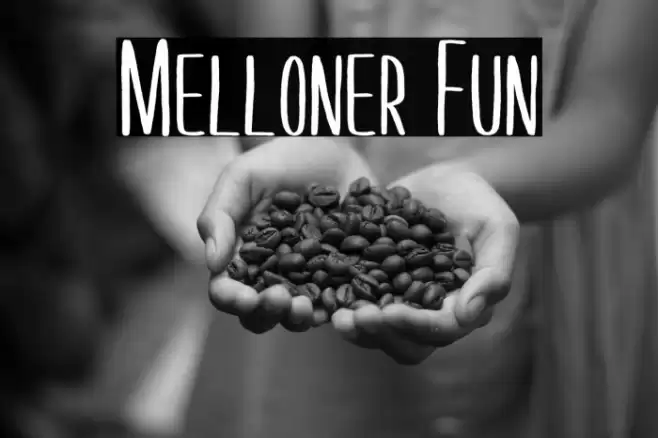 Melloner Fun Font examples