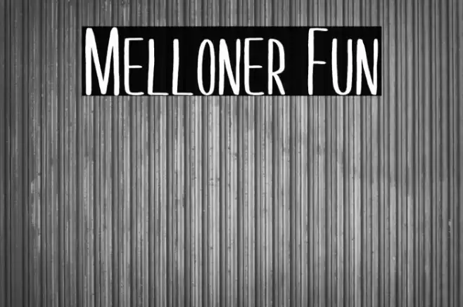 Melloner Fun Font examples