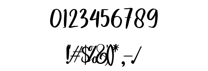 Melloner Font OTHER CHARS