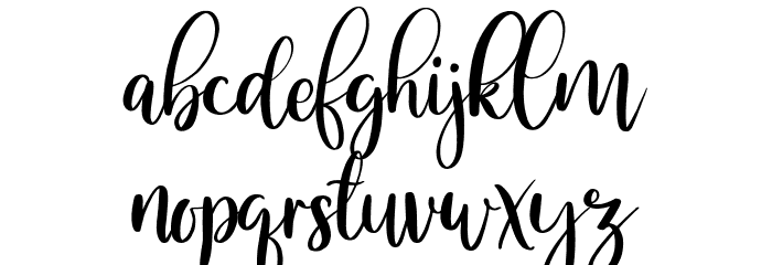 Melloner Font LOWERCASE