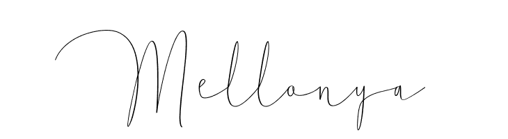 Mellonya  Frei Schriftart Herunterladen