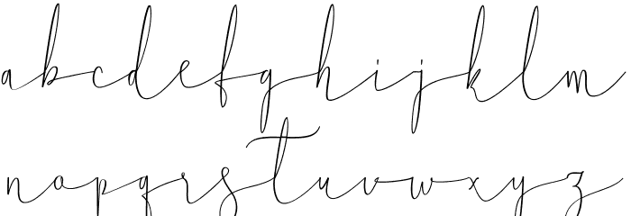 Mellonya Font LOWERCASE