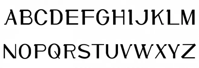 Mellow Regular Schriftart Groß