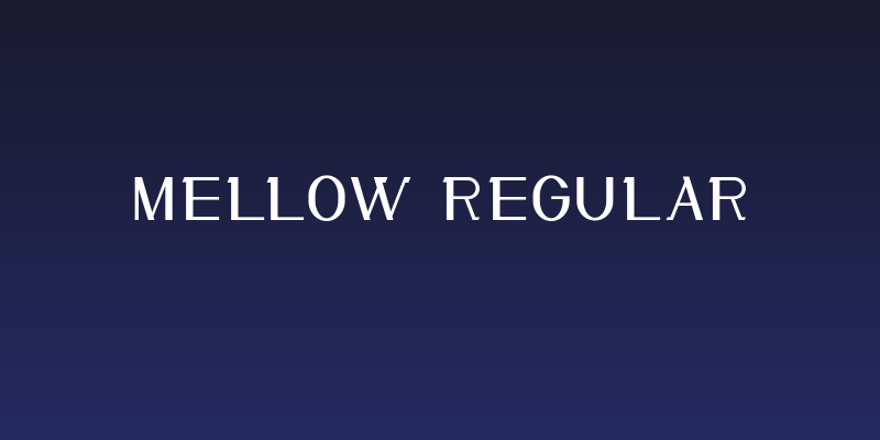 Mellow Regular Social Header