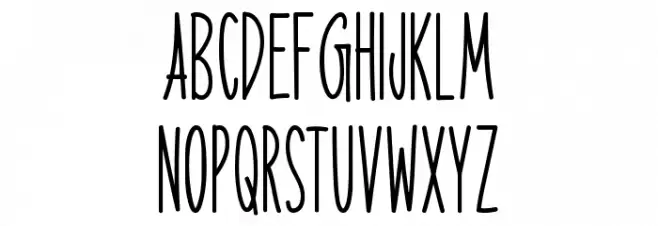 Mellow Sunshine Font UPPERCASE