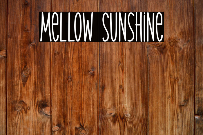 Mellow Sunshine Example 2