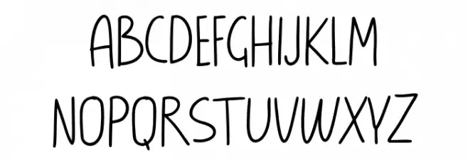 Mellow Yellow Regular Шрифта ВЕРХНИЙ