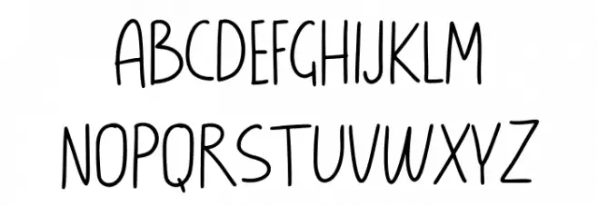 Mellow Yellow Regular 字体 小写