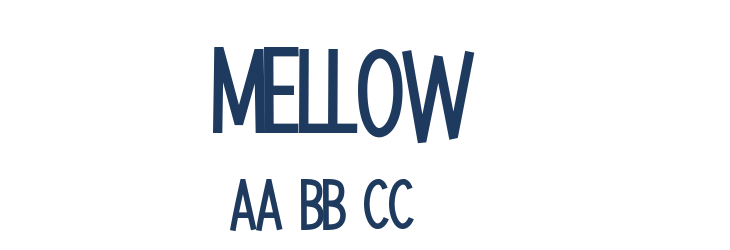 Mellow2 Font Preview