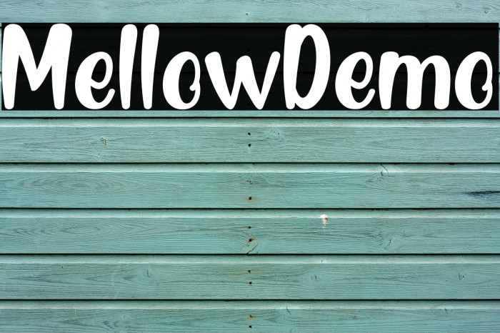 MellowDemo Font examples