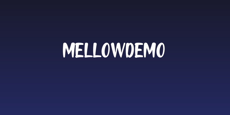 MellowDemo Social Header