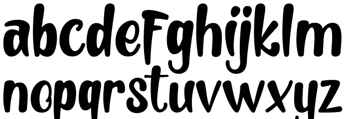 MellowDemo Font LOWERCASE