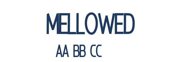 Mellowed Font Preview