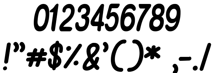 Mellows Font OTHER CHARS