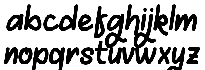 Mellows Font LOWERCASE