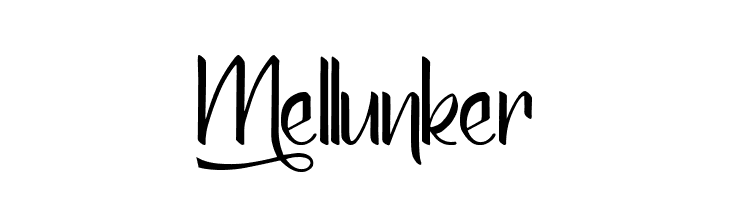 Mellunker  Скачать бесплатные шрифты