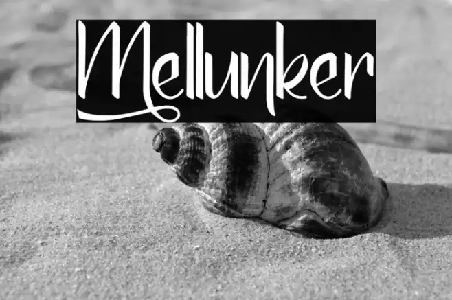 Mellunker Font examples