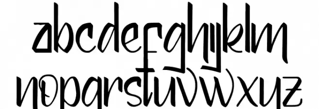 Mellunker फ़ॉन्ट लोअरकेस