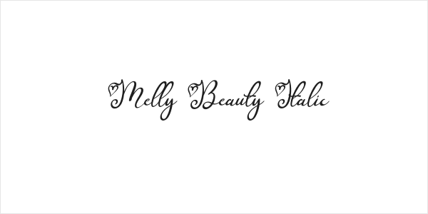 Melly Beauty Italic Logo