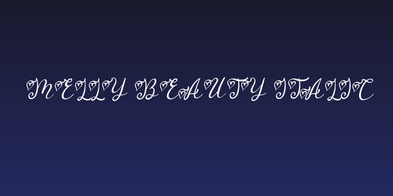 Melly Beauty Italic Social Header