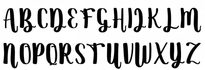 Melly Dream Personal Use Schriftart Groß