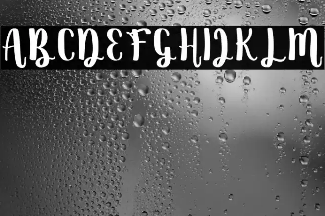 Melly Dream Personal Use Font examples