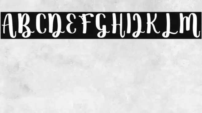 Melly Dream Personal Use Font examples