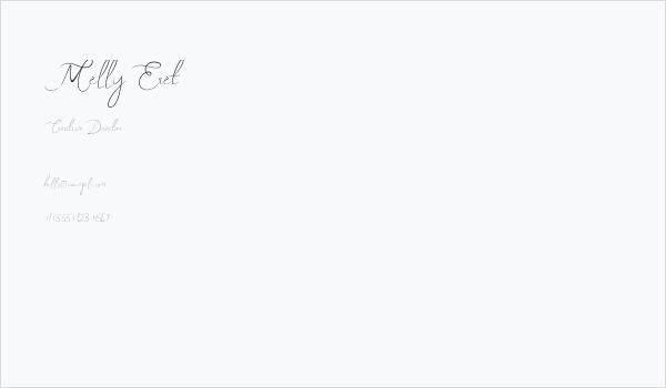 Melly Eret Business Card