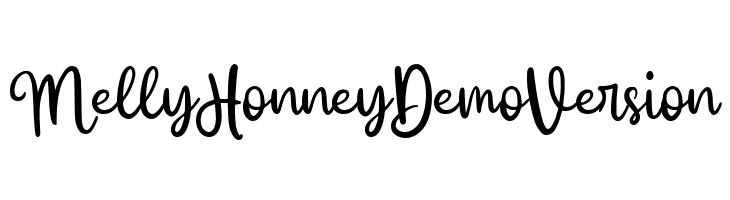 Melly Honney Demo Version  नि: शुल्क फ़ॉन्ट्स डाउनलोड
