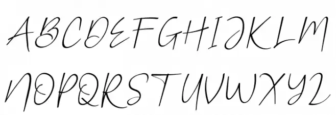 MellyThoughtieRegular Шрифта ВЕРХНИЙ
