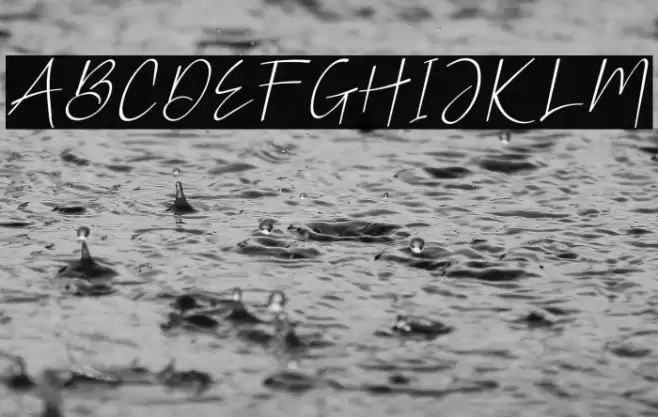 MellyThoughtieRegular Font examples