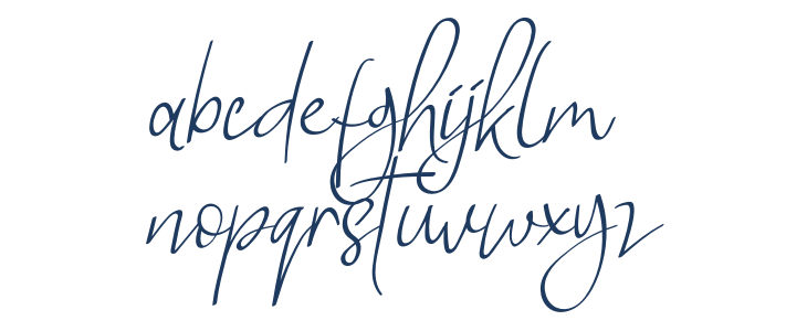 MellyThoughtieRegular Lowercase