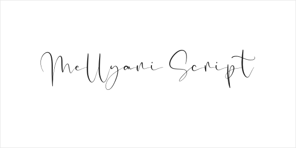 Mellyani Script Logo