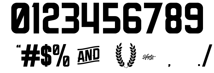 Melma Black Font OTHER CHARS