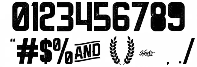 Melma Cracked Font OTHER CHARS