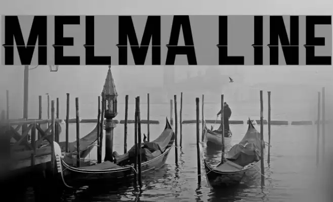 Melma Line Font examples