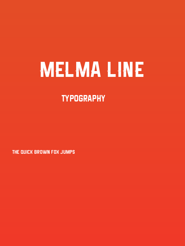 Melma Line Poster