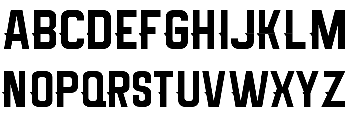 Melma Line Font LOWERCASE