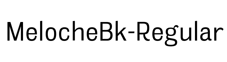 MelocheBk-Regular  Free Fonts Download